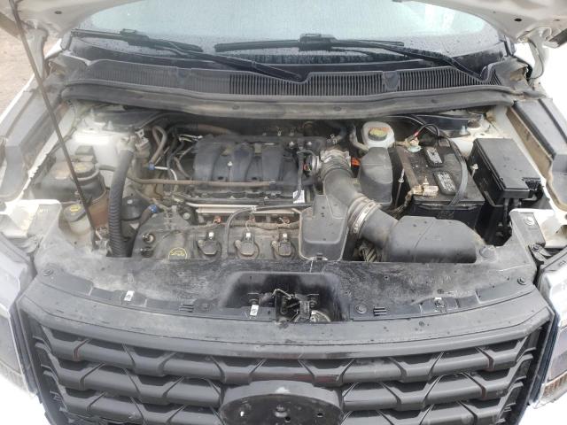 1FM5K8AR7JGA46604 - 2018 FORD EXPLORER POLICE INTERCEPTOR WHITE photo 12