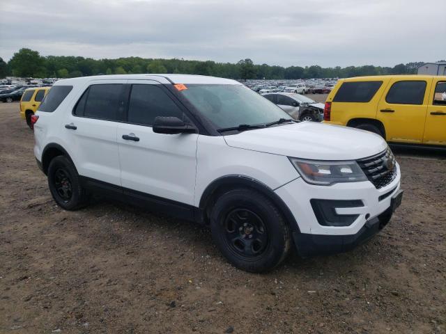 1FM5K8AR7JGA46604 - 2018 FORD EXPLORER POLICE INTERCEPTOR WHITE photo 4