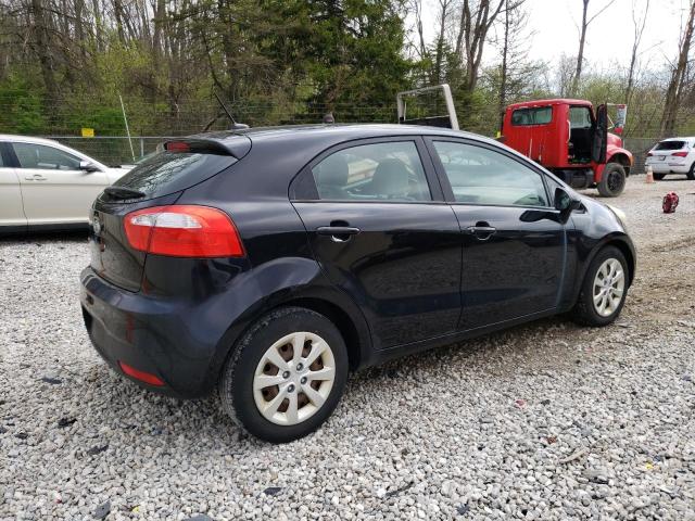 KNADM5A31C6023362 - 2012 KIA RIO LX BLACK photo 3