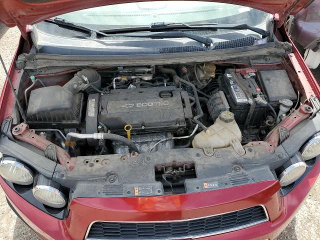 1G1JC5SH8E4235265 - 2014 CHEVROLET SONIC LT RED photo 11