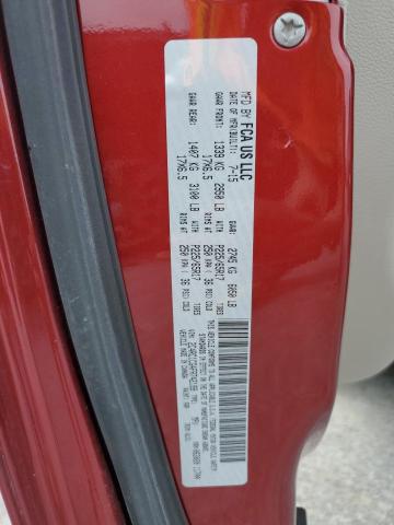 2C4RC1CG4FR742199 - 2015 CHRYSLER TOWN & COU TOURING L RED photo 13