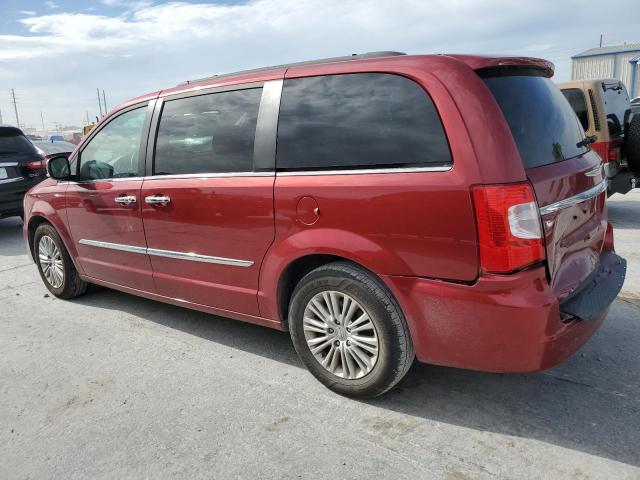 2C4RC1CG4FR742199 - 2015 CHRYSLER TOWN & COU TOURING L RED photo 2