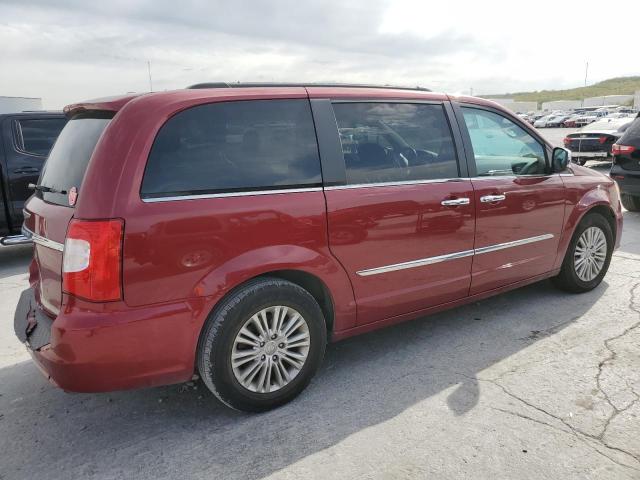 2C4RC1CG4FR742199 - 2015 CHRYSLER TOWN & COU TOURING L RED photo 3