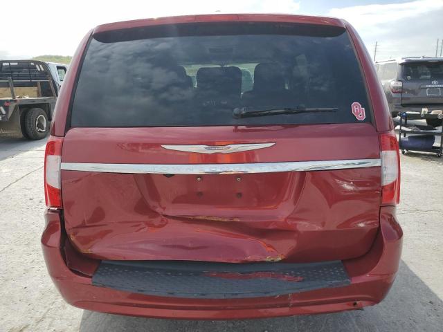 2C4RC1CG4FR742199 - 2015 CHRYSLER TOWN & COU TOURING L RED photo 6