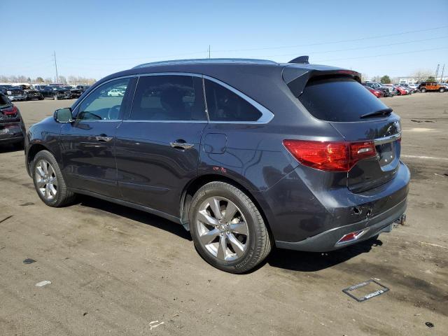 5FRYD4H85EB013438 - 2014 ACURA MDX ADVANCE GRAY photo 2