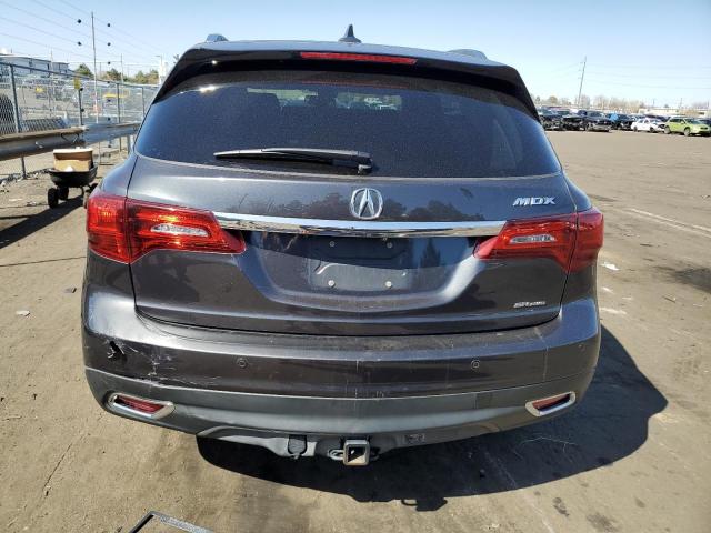 5FRYD4H85EB013438 - 2014 ACURA MDX ADVANCE GRAY photo 6