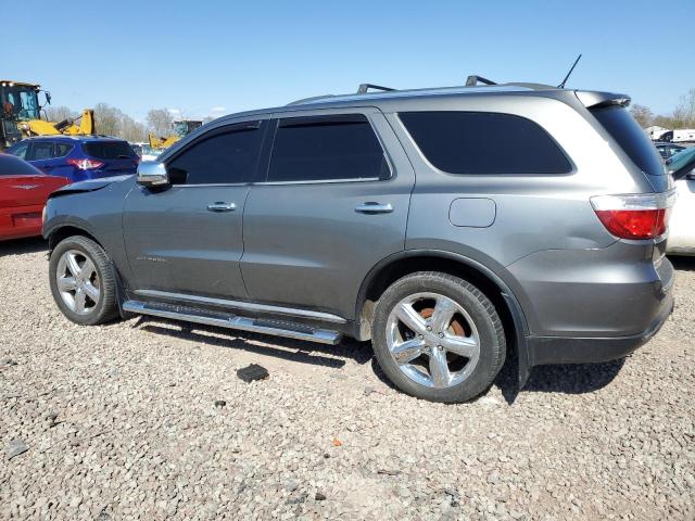 1C4SDJET6CC172347 - 2012 DODGE DURANGO CITADEL GRAY photo 2