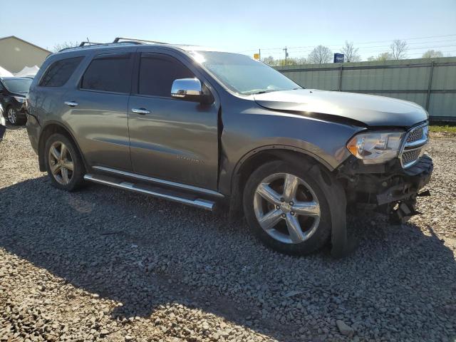 1C4SDJET6CC172347 - 2012 DODGE DURANGO CITADEL GRAY photo 4