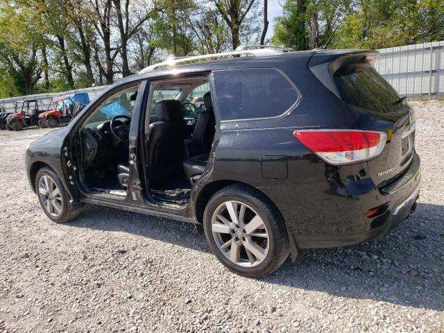 5N1AR2MM9EC655603 - 2014 NISSAN PATHFINDER S BLACK photo 2