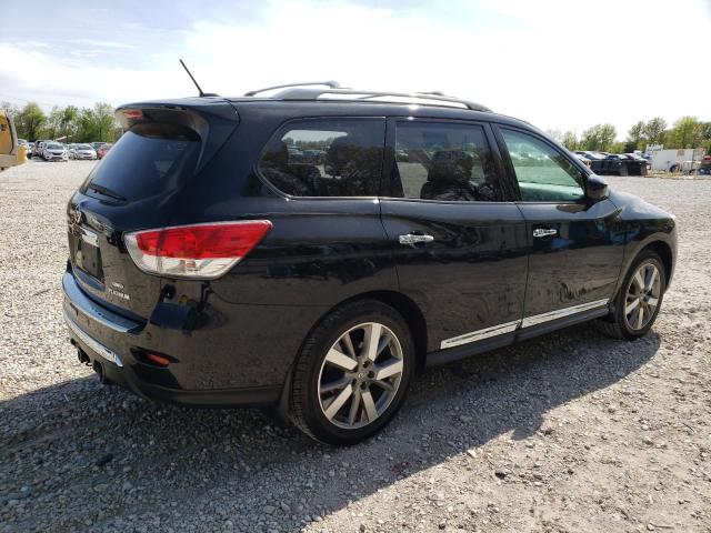 5N1AR2MM9EC655603 - 2014 NISSAN PATHFINDER S BLACK photo 3