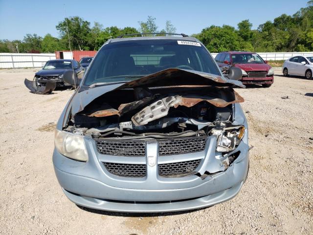 1D4GP45R04B601043 - 2004 DODGE CARAVAN SXT BLUE photo 5