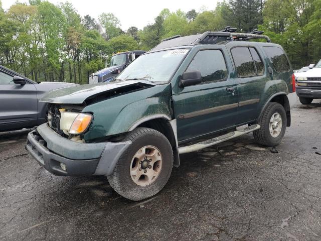 5N1ED28T0YC583700 - 2000 NISSAN XTERRA XE GREEN photo 1