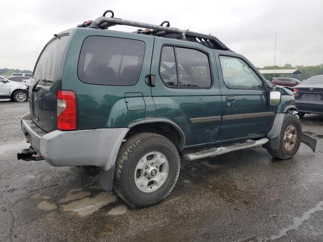 5N1ED28T0YC583700 - 2000 NISSAN XTERRA XE GREEN photo 3