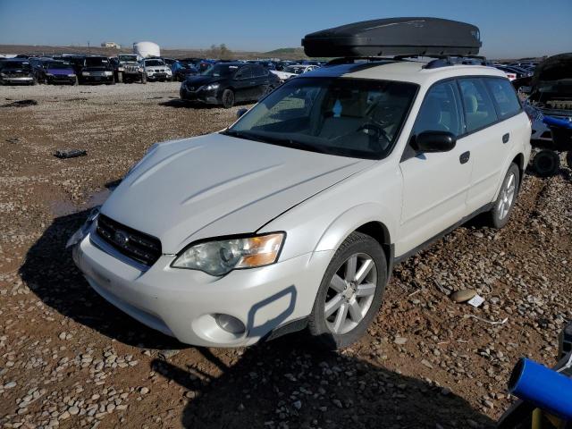 4S4BP61C677341688 - 2007 SUBARU LEGACY OUTBACK 2.5I WHITE photo 1