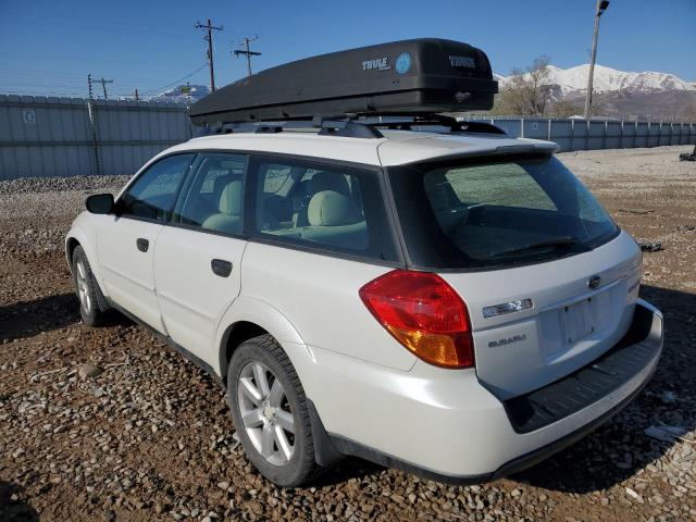 4S4BP61C677341688 - 2007 SUBARU LEGACY OUTBACK 2.5I WHITE photo 2