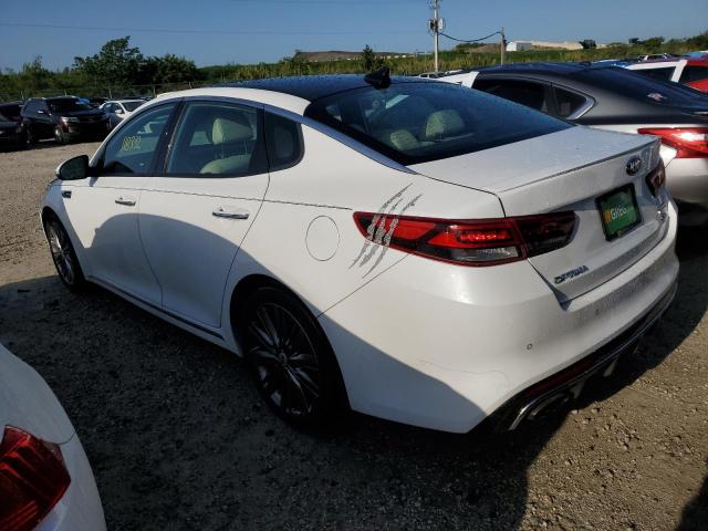 5XXGV4L26HG125261 - 2017 KIA OPTIMA SXL WHITE photo 2