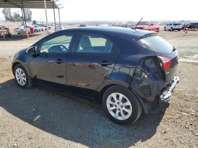 KNADM5A30C6079583 - 2012 KIA RIO LX BLACK photo 2