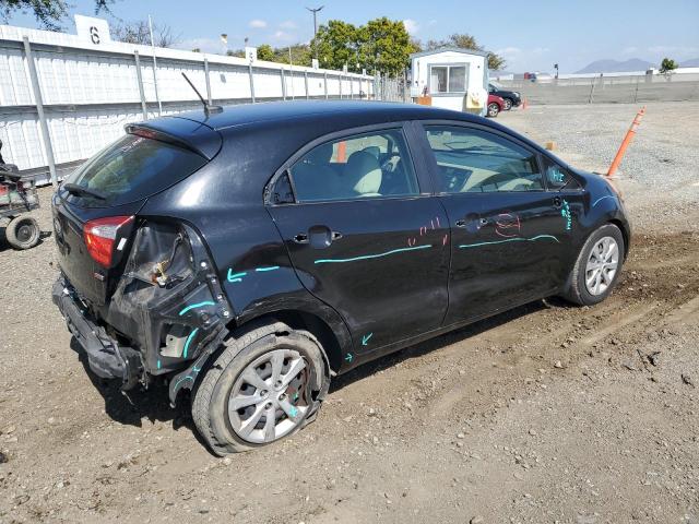 KNADM5A30C6079583 - 2012 KIA RIO LX BLACK photo 3