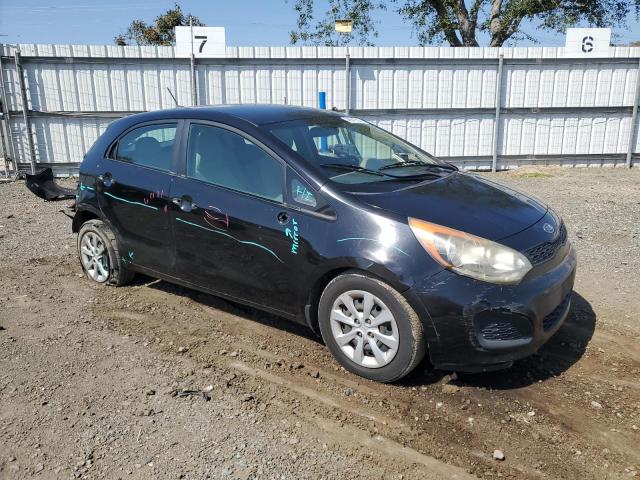 KNADM5A30C6079583 - 2012 KIA RIO LX BLACK photo 4