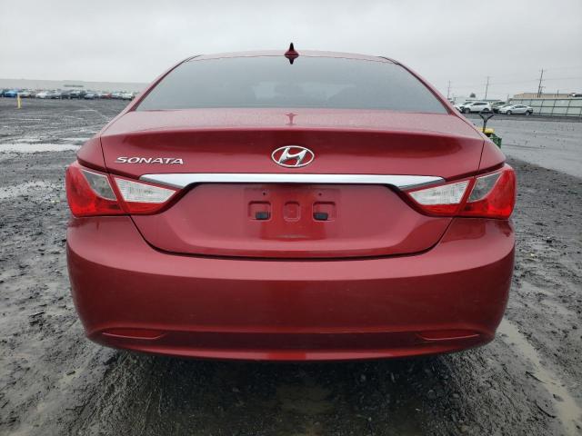 5NPEB4AC7CH422287 - 2012 HYUNDAI SONATA GLS RED photo 6