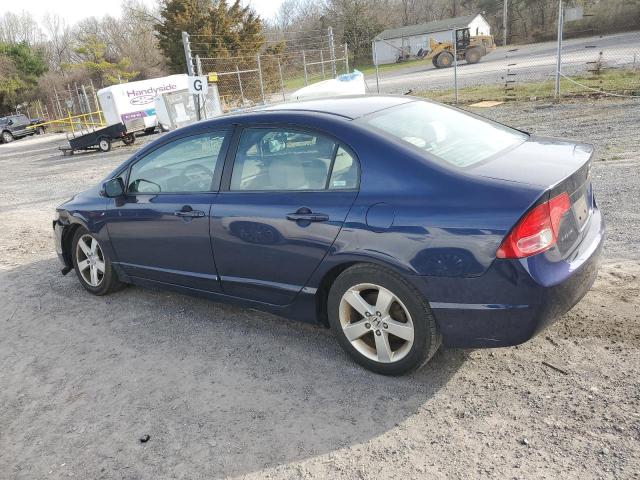 1HGFA16827L058728 - 2007 HONDA CIVIC EX BLUE photo 2