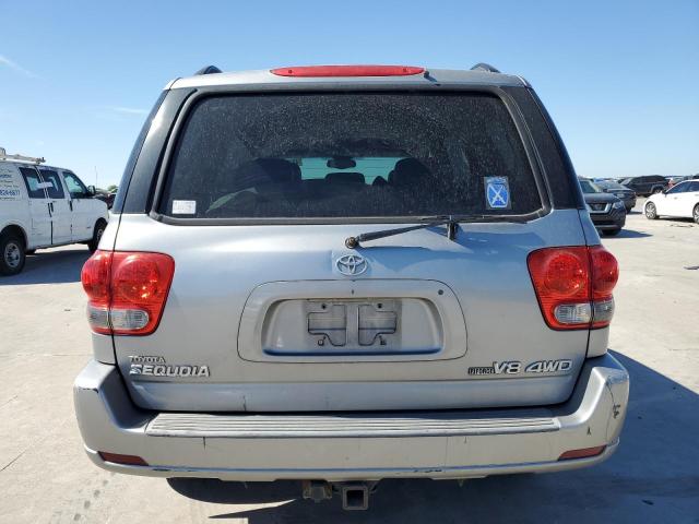 5TDBT44A76S260721 - 2006 TOYOTA SEQUOIA SR5 SILVER photo 6