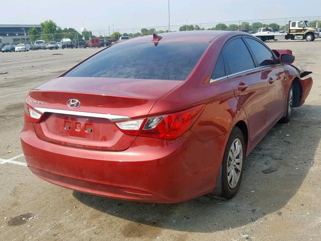 5NPEB4AC9BH308175 - 2011 HYUNDAI SONATA GLS  photo 4