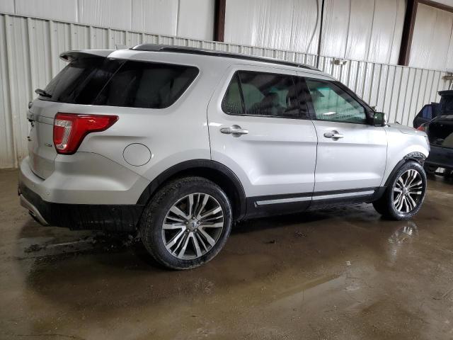 1FM5K8HT4GGD24188 - 2016 FORD EXPLORER PLATINUM SILVER photo 3