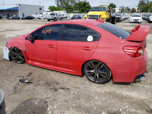 JF1VA1L65G9821373 - 2016 SUBARU WRX LIMITED RED photo 2