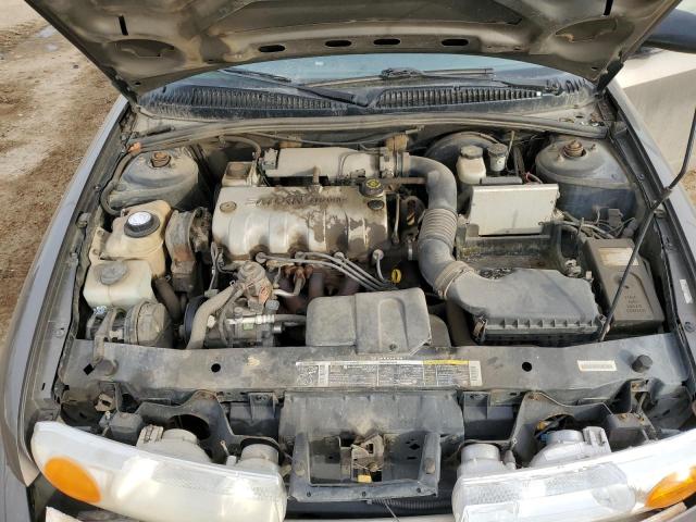 1G8ZF52831Z249101 - 2001 SATURN SL SILVER photo 11