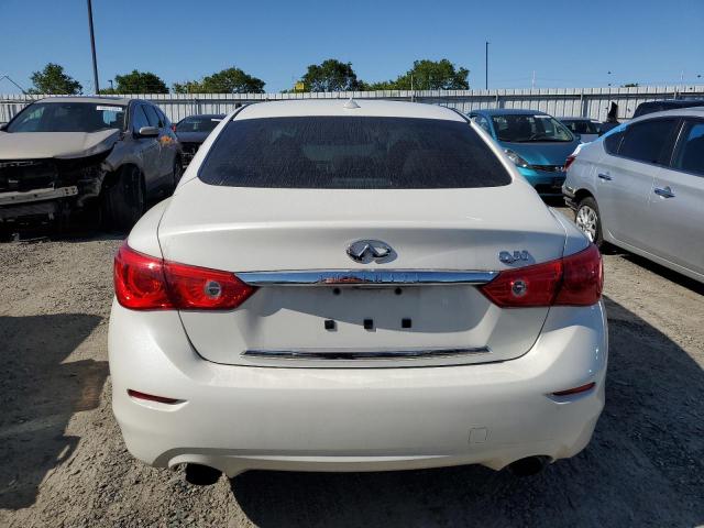 JN1EV7AP6GM304449 - 2016 INFINITI Q50 PREMIUM WHITE photo 6