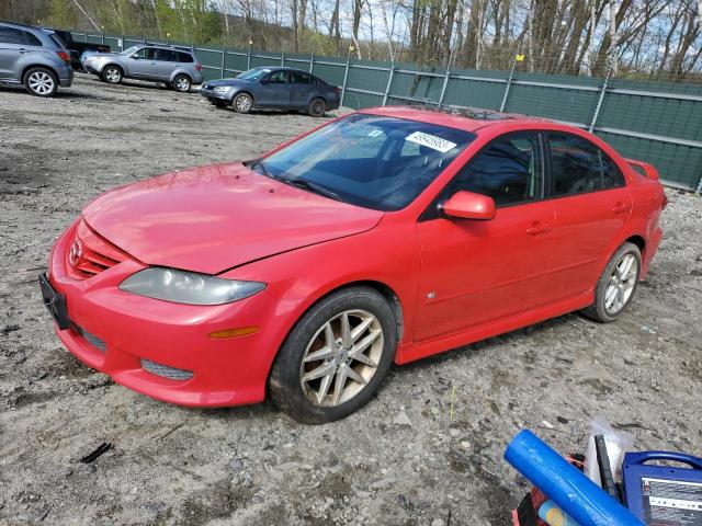 1YVHP84D145N82803 - 2004 MAZDA 6 S RED photo 1