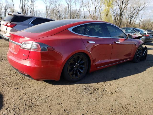 5YJSA1E29JF245484 - 2018 TESLA MODEL S 红色 照片 3