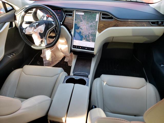 5YJSA1E29JF245484 - 2018 TESLA MODEL S 红色 照片 8