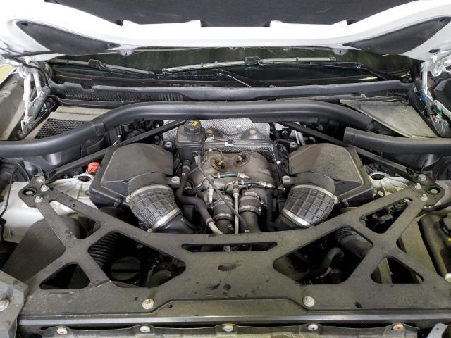 5YMCY0C01M9E12327 - 2021 BMW X6 M WHITE photo 12