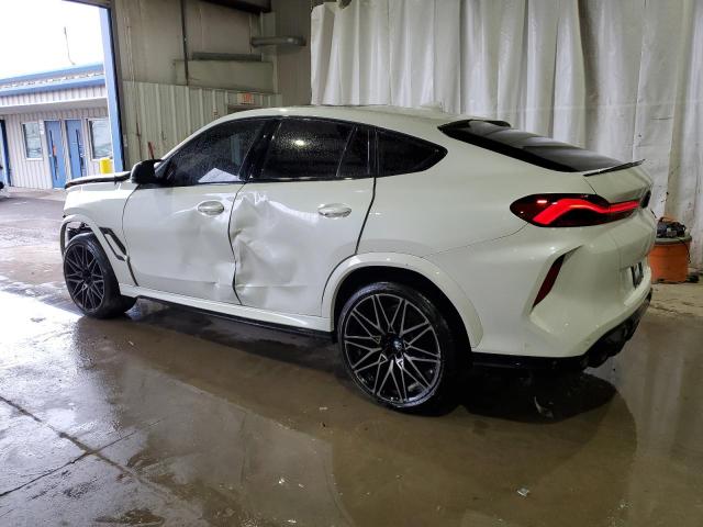 5YMCY0C01M9E12327 - 2021 BMW X6 M WHITE photo 2