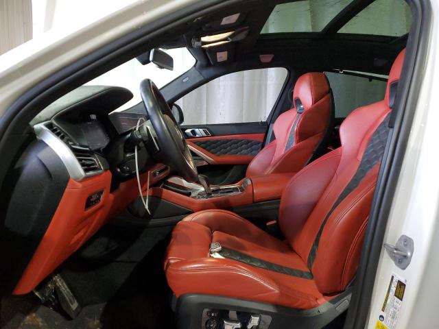 5YMCY0C01M9E12327 - 2021 BMW X6 M WHITE photo 7