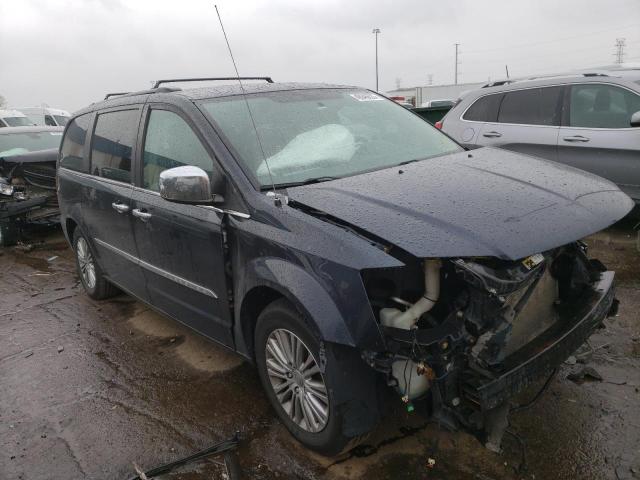 2C4RC1CG9DR621732 - 2013 CHRYSLER TOWN & COU TOURING L BLUE photo 4