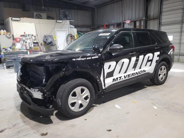 1FM5K8AB8PGB37196 - 2023 FORD EXPLORER POLICE INTERCEPTOR BLACK photo 1