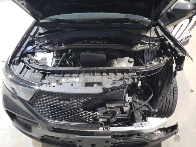 1FM5K8AB8PGB37196 - 2023 FORD EXPLORER POLICE INTERCEPTOR BLACK photo 12