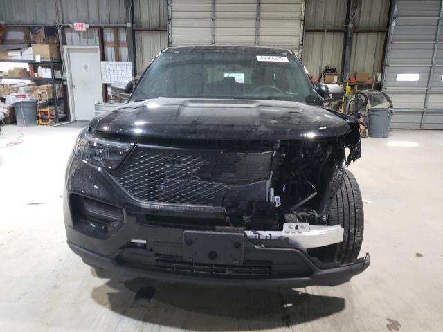 1FM5K8AB8PGB37196 - 2023 FORD EXPLORER POLICE INTERCEPTOR BLACK photo 5
