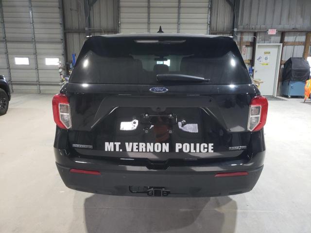 1FM5K8AB8PGB37196 - 2023 FORD EXPLORER POLICE INTERCEPTOR BLACK photo 6
