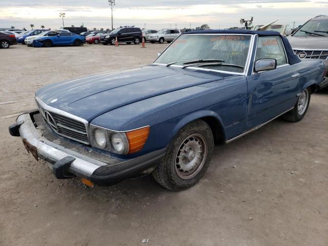 WDB10704412063781 - 1980 MERCEDES-BENZ 440 SL BLUE photo 1