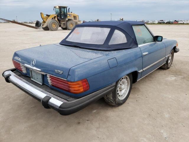 WDB10704412063781 - 1980 MERCEDES-BENZ 440 SL BLUE photo 3