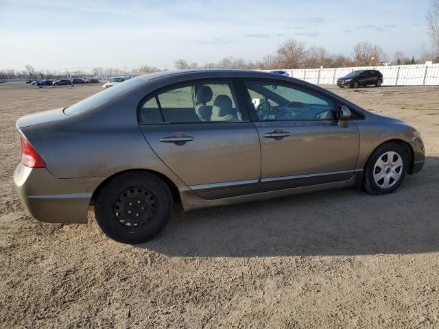 2HGFA16506H034476 - 2006 HONDA CIVIC LX BROWN photo 3