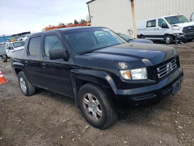 2HJYK16227H524134 - 2007 HONDA RIDGELINE RT BLACK photo 4