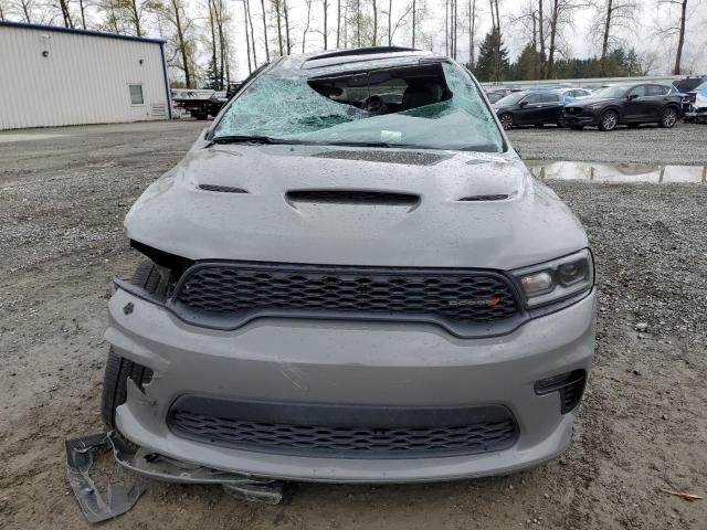 1C4RDJDGXNC174205 - 2022 DODGE DURANGO GT GRAY photo 5