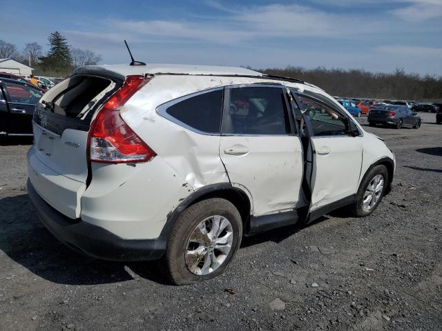 5J6RM4H7XDL087537 - 2013 HONDA CR-V EXL WHITE photo 3