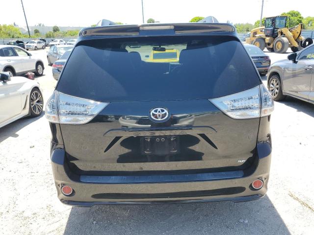 5TDXK3DC3FS550135 - 2015 TOYOTA SIENNA SPORT BLACK photo 6