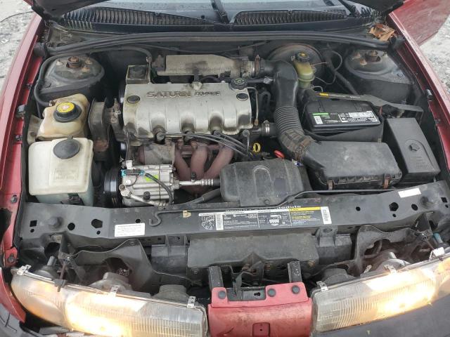 1G8ZH5283VZ338750 - 1997 SATURN SL1 BURGUNDY photo 11